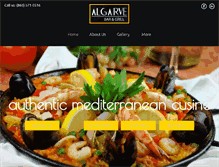 Tablet Screenshot of algarvegrill.com